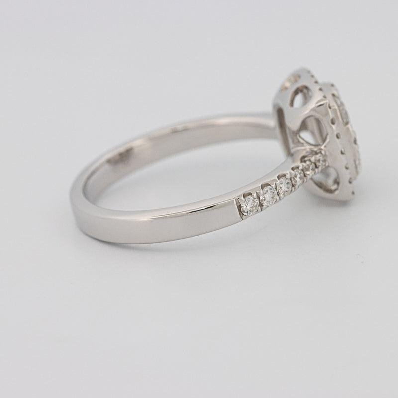 Invisible Square Halo Diamond Ring - ZIZOV DIAMONDS