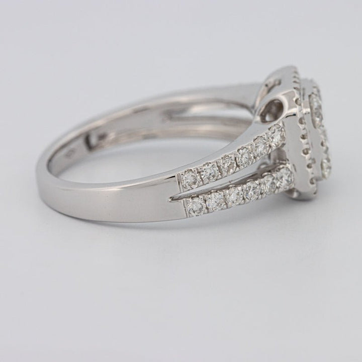 Invisible Square Halo Diamond Ring - ZIZOV DIAMONDS