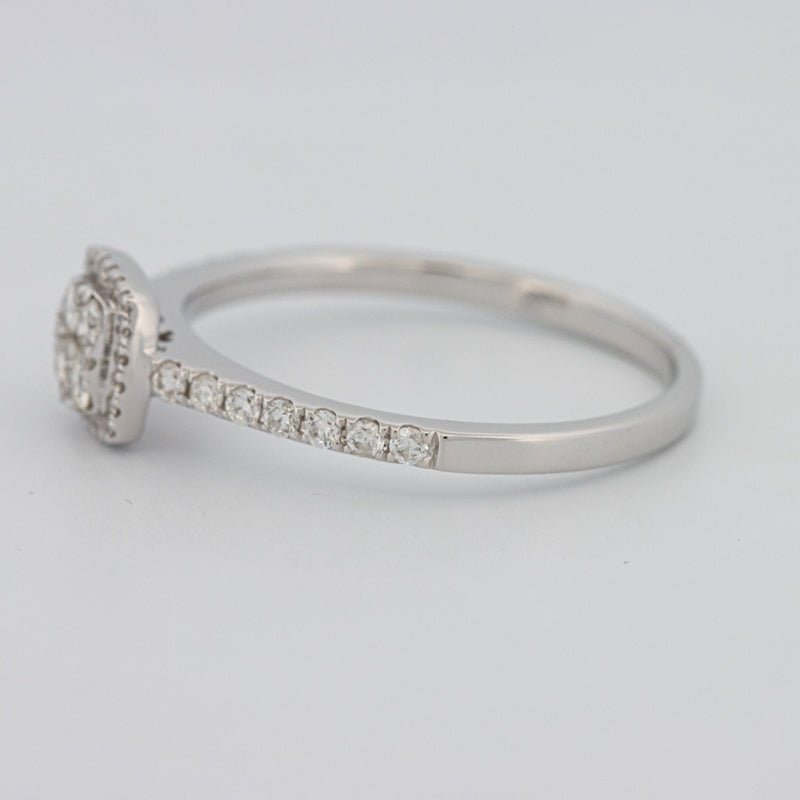Invisible Square Halo Diamond Ring - ZIZOV DIAMONDS