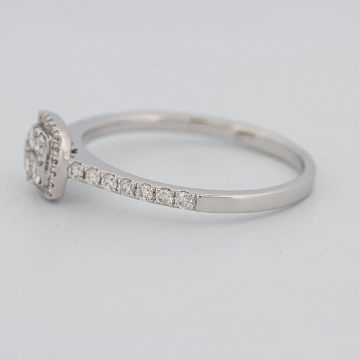Invisible Square Halo Diamond Ring - ZIZOV DIAMONDS