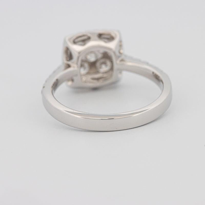 Invisible Square Halo Diamond Ring - ZIZOV DIAMONDS