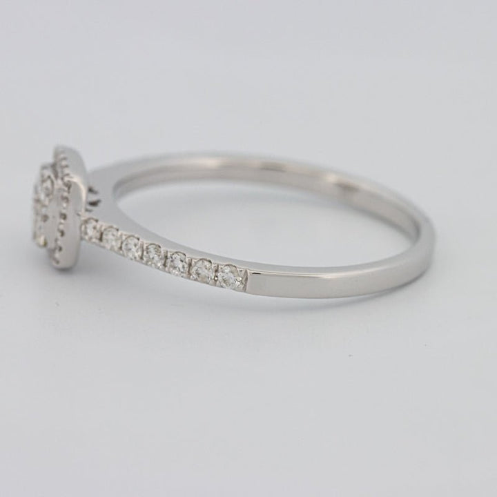 Invisible Square Halo Diamond Ring - ZIZOV DIAMONDS
