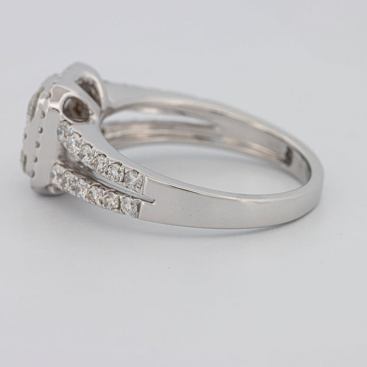 Invisible Square Halo Diamond Ring - ZIZOV DIAMONDS