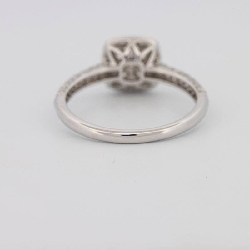 Invisible Square Halo Diamond Ring - ZIZOV DIAMONDS