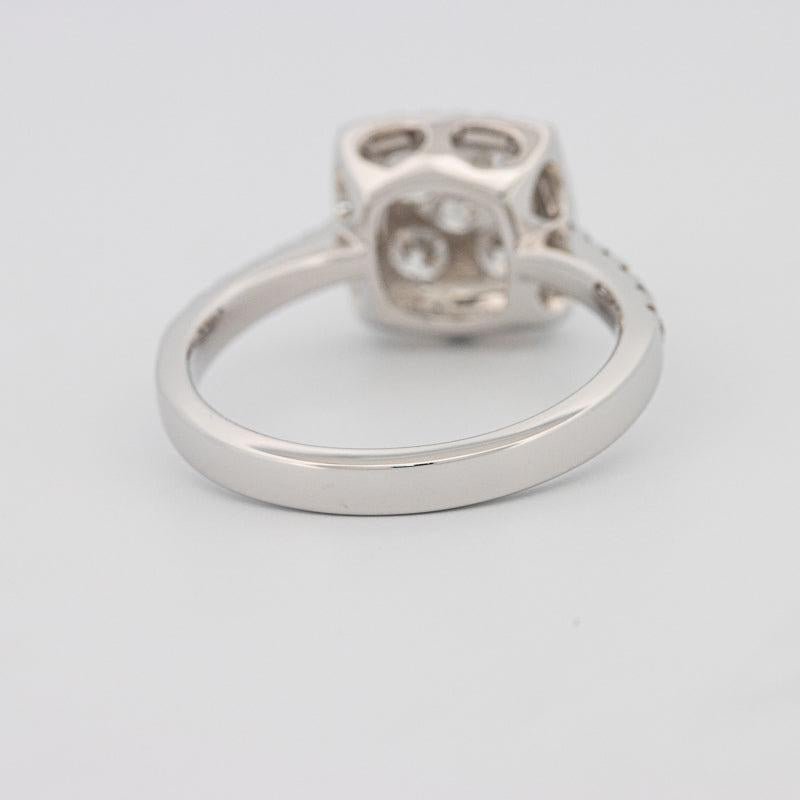 Invisible Square Halo Diamond Ring - ZIZOV DIAMONDS