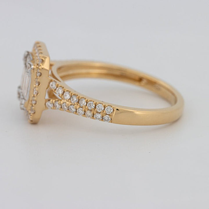 Invisible Square Halo Diamond Ring - ZIZOV DIAMONDS