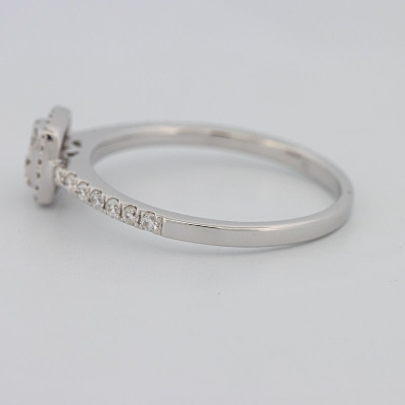 Invisible Square Halo Diamond Ring - ZIZOV DIAMONDS