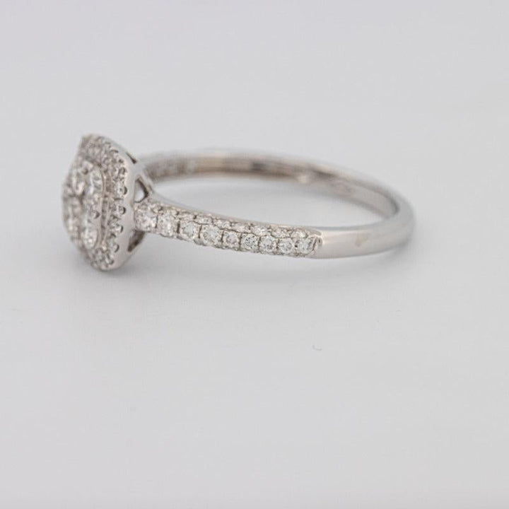 Invisible Square Halo Diamond Ring - ZIZOV DIAMONDS