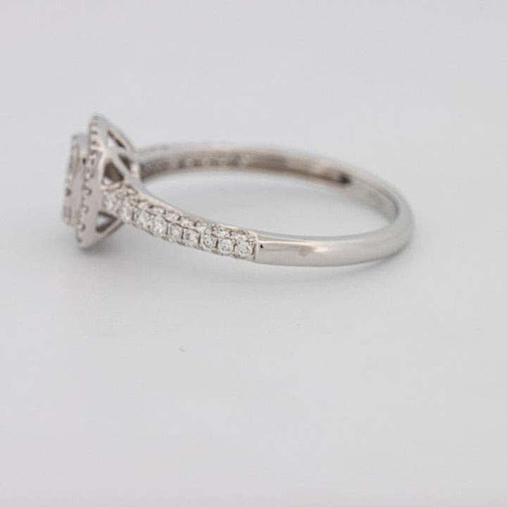 Invisible Square Halo Diamond Ring - ZIZOV DIAMONDS