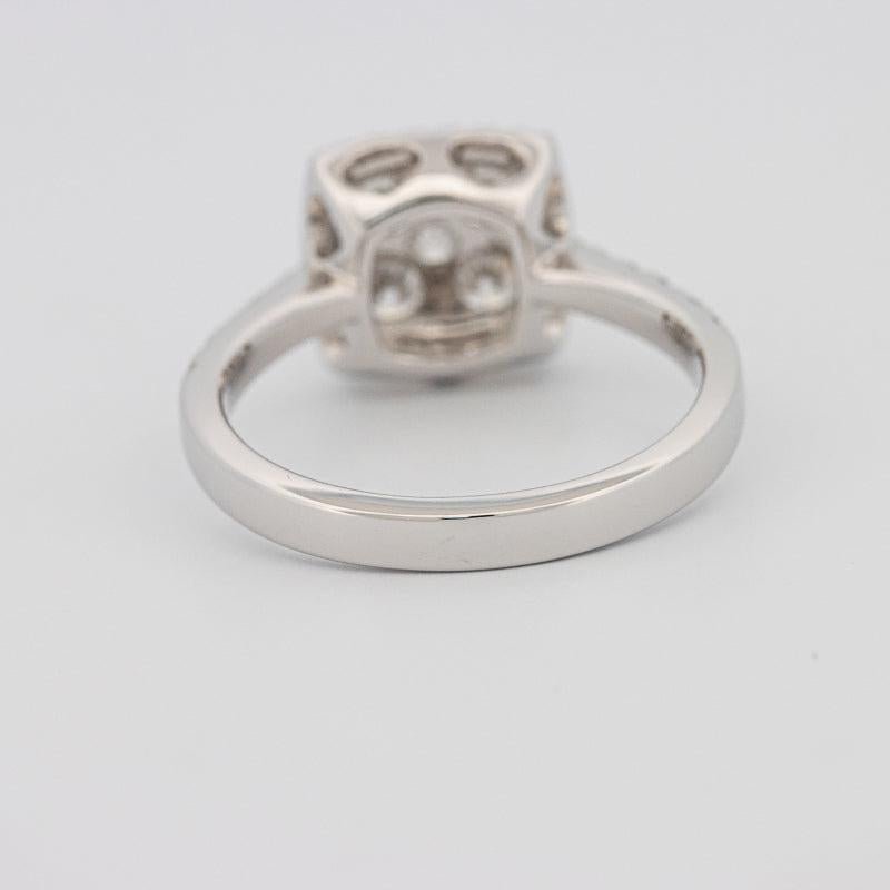 Invisible Square Halo Diamond Ring - ZIZOV DIAMONDS