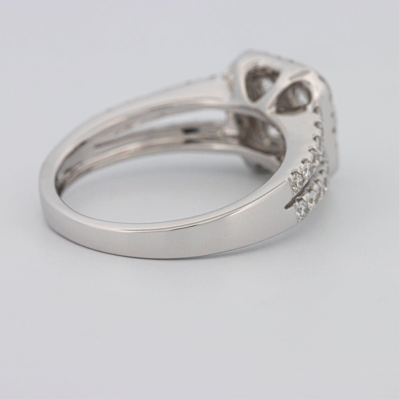 Invisible Square Halo Diamond Ring - ZIZOV DIAMONDS