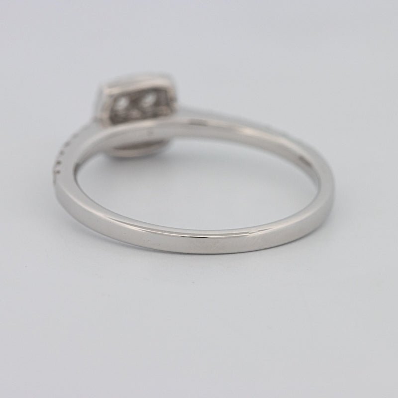 Invisible Square Halo Diamond Ring - ZIZOV DIAMONDS