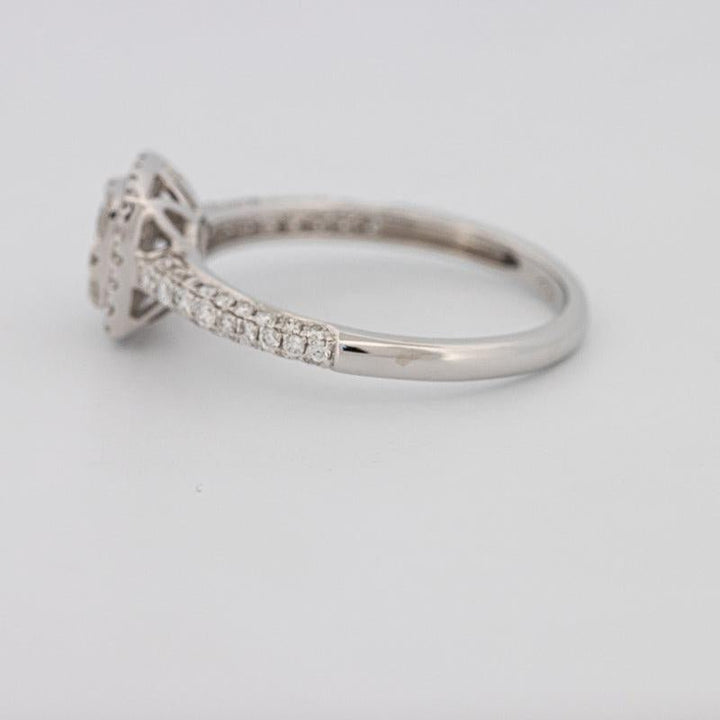Invisible Square Halo Diamond Ring - ZIZOV DIAMONDS