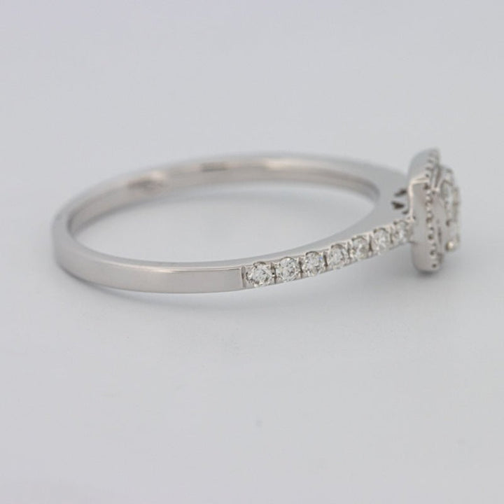 Invisible Square Halo Diamond Ring - ZIZOV DIAMONDS