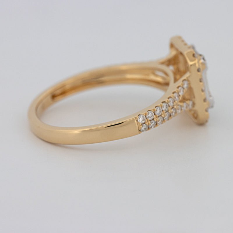 Invisible Square Halo Diamond Ring - ZIZOV DIAMONDS