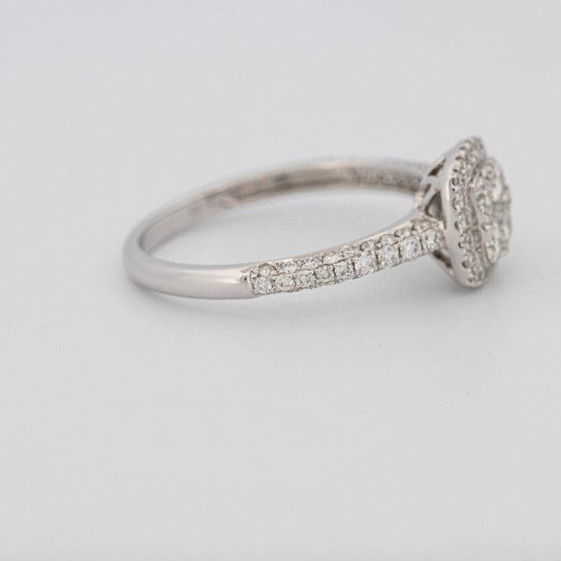 Invisible Square Halo Diamond Ring - ZIZOV DIAMONDS