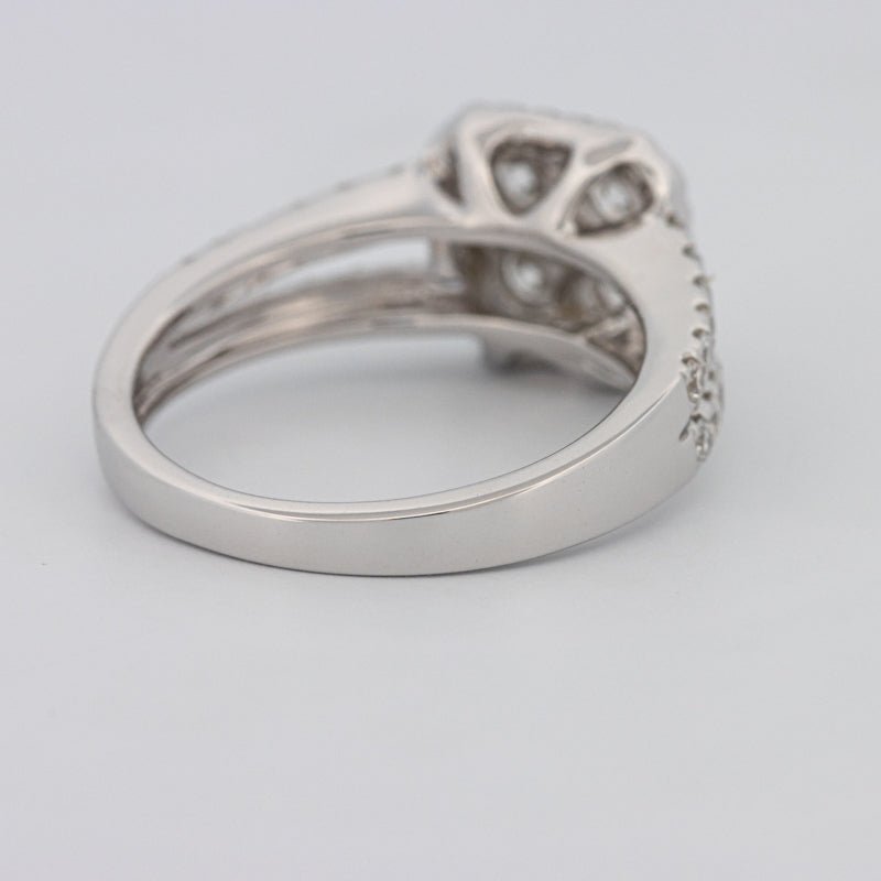 Invisible Square Halo Diamond Ring - ZIZOV DIAMONDS