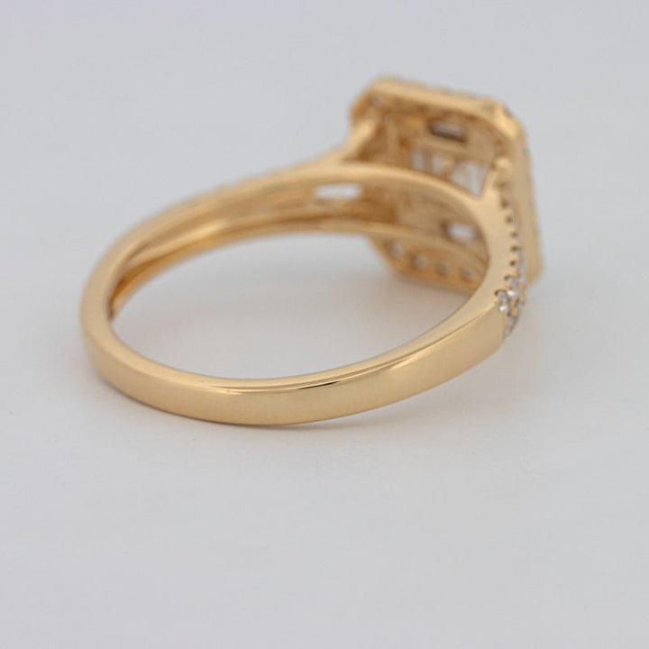 Invisible Square Halo Diamond Ring - ZIZOV DIAMONDS