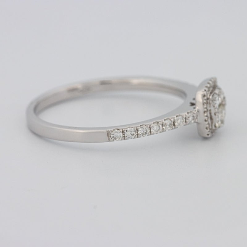 Invisible Square Halo Diamond Ring - ZIZOV DIAMONDS