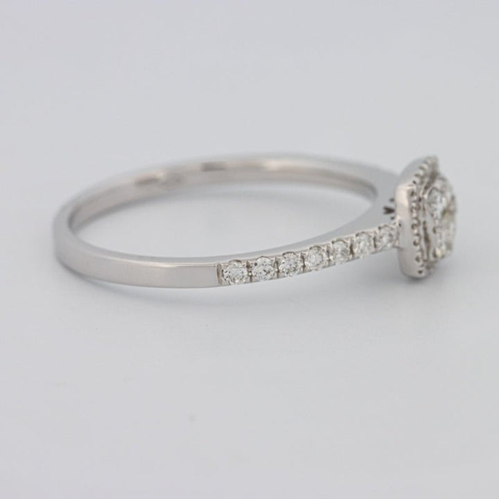 Invisible Square Halo Diamond Ring - ZIZOV DIAMONDS