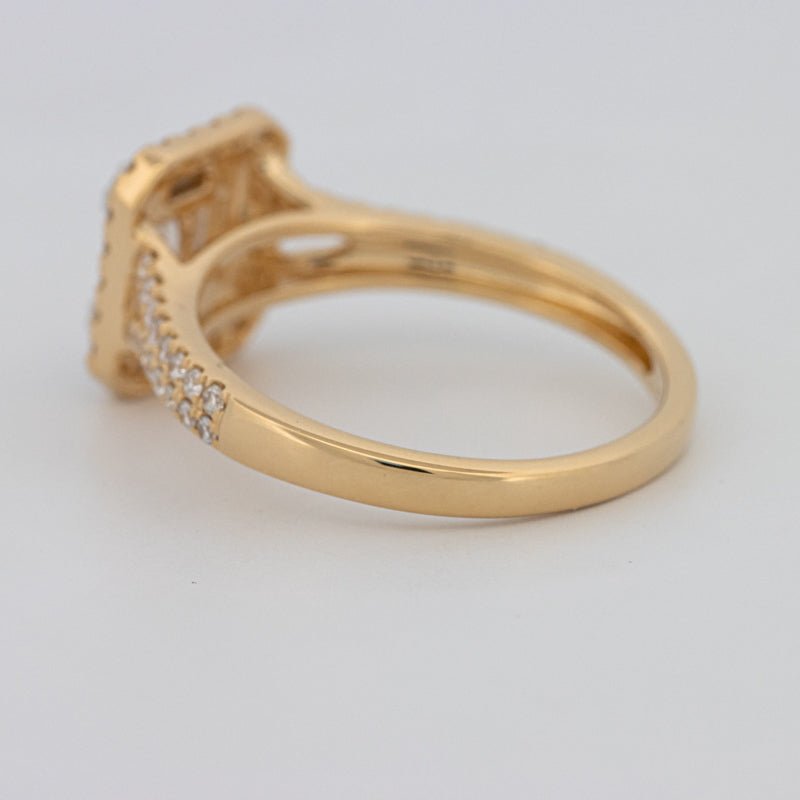 Invisible Square Halo Diamond Ring - ZIZOV DIAMONDS