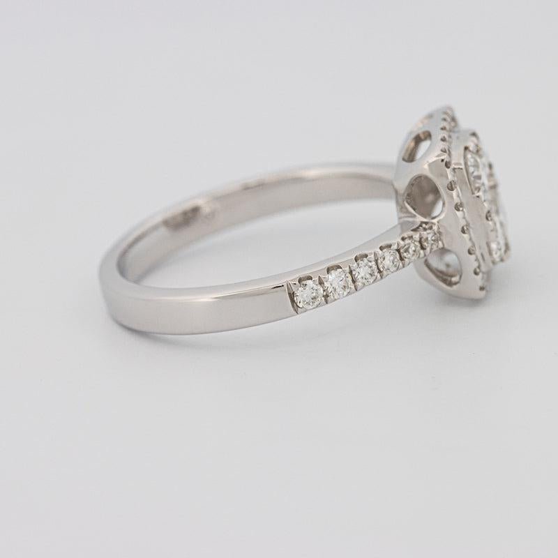 Invisible Square Halo Diamond Ring - ZIZOV DIAMONDS