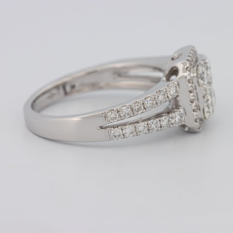 Invisible Square Halo Diamond Ring - ZIZOV DIAMONDS