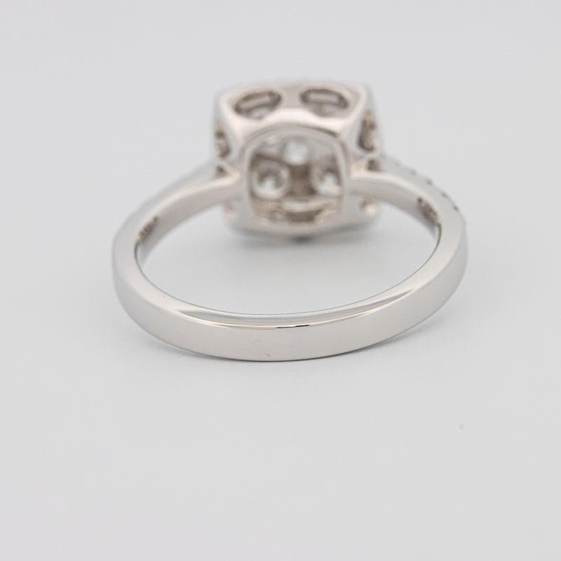 Invisible Square Halo Diamond Ring - ZIZOV DIAMONDS