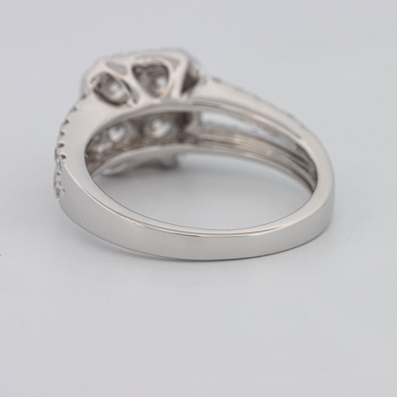 Invisible Square Halo Diamond Ring - ZIZOV DIAMONDS