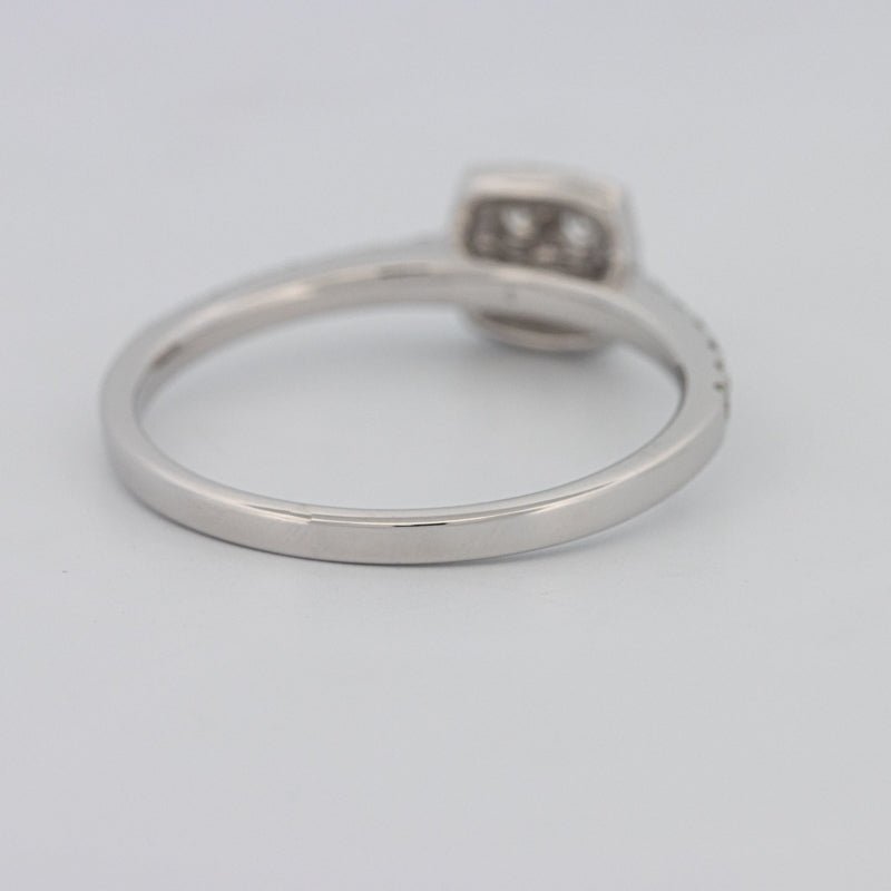 Invisible Square Halo Diamond Ring - ZIZOV DIAMONDS