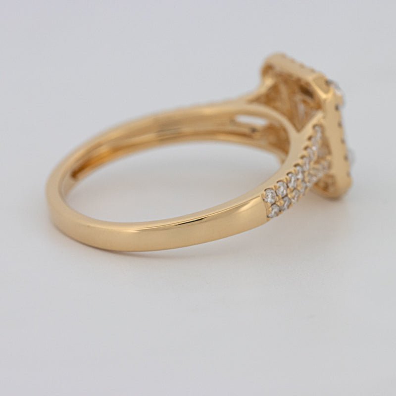 Invisible Square Halo Diamond Ring - ZIZOV DIAMONDS