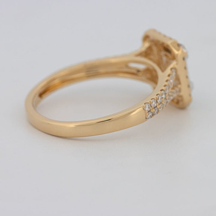 Invisible Square Halo Diamond Ring - ZIZOV DIAMONDS