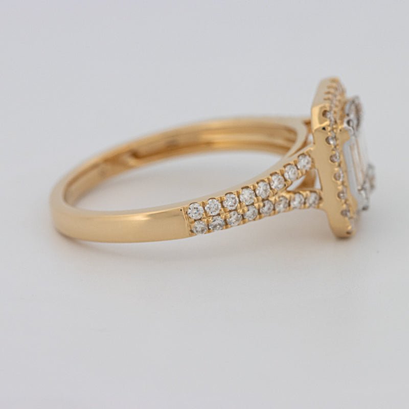 Invisible Square Halo Diamond Ring - ZIZOV DIAMONDS