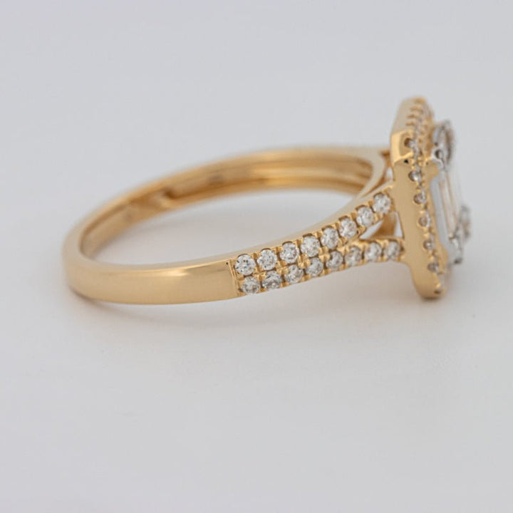 Invisible Square Halo Diamond Ring - ZIZOV DIAMONDS