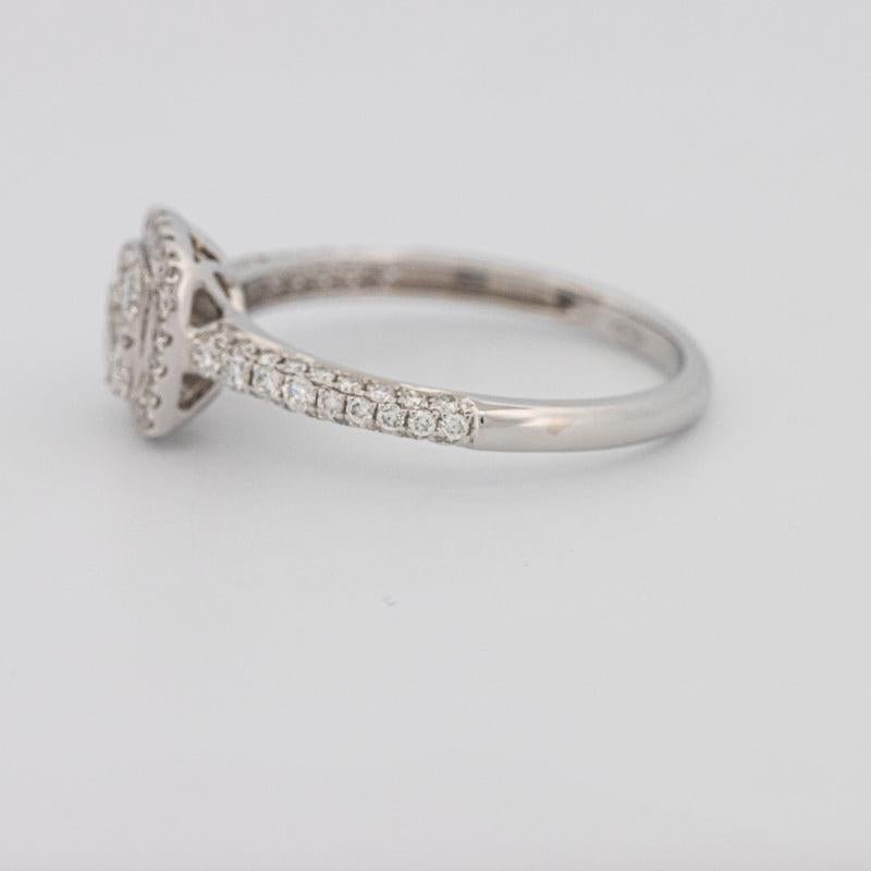 Invisible Square Halo Diamond Ring - ZIZOV DIAMONDS