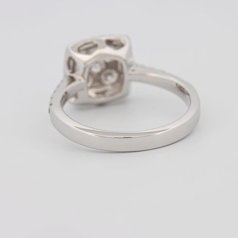 Invisible Square Halo Diamond Ring - ZIZOV DIAMONDS