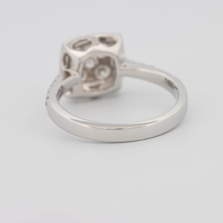 Invisible Square Halo Diamond Ring - ZIZOV DIAMONDS