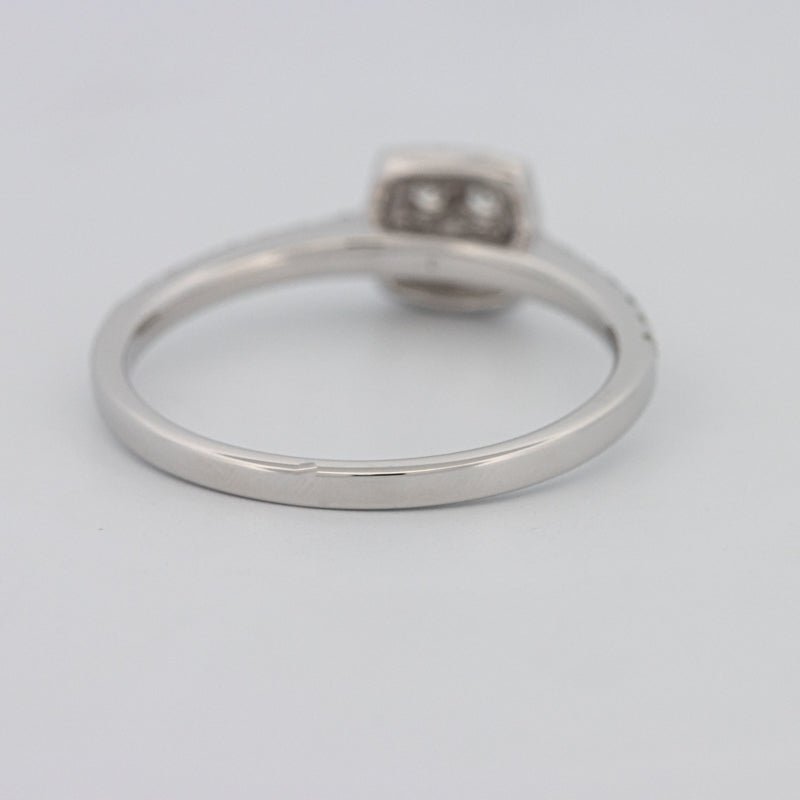 Invisible Square Halo Diamond Ring - ZIZOV DIAMONDS