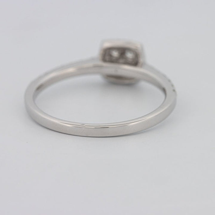 Invisible Square Halo Diamond Ring - ZIZOV DIAMONDS