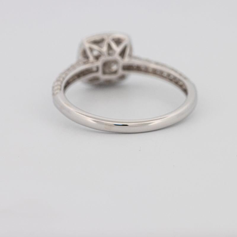 Invisible Square Halo Diamond Ring - ZIZOV DIAMONDS