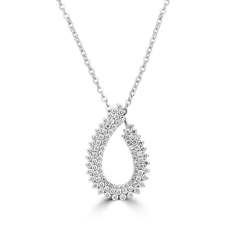 "Laurel" Diamond Pendant - ZIZOV DIAMONDS