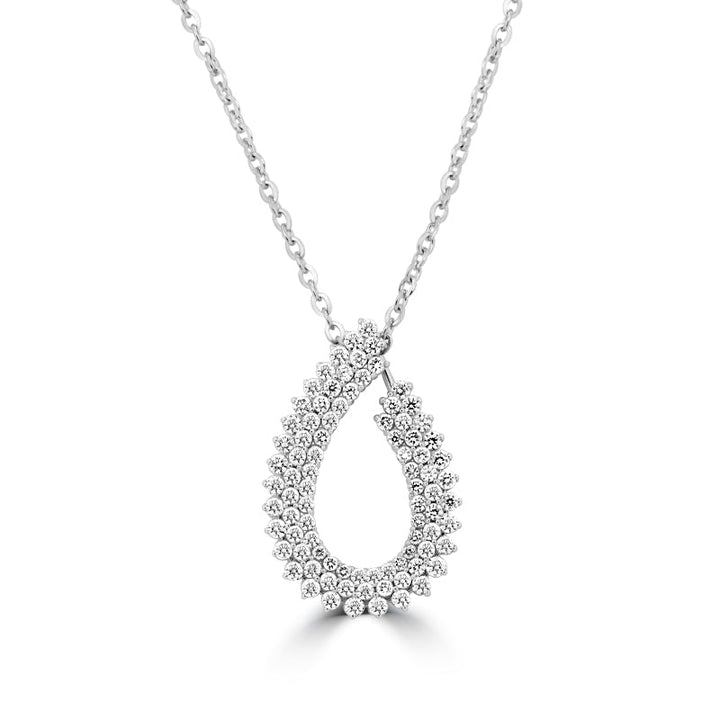 "Laurel" Diamond Pendant - ZIZOV DIAMONDS