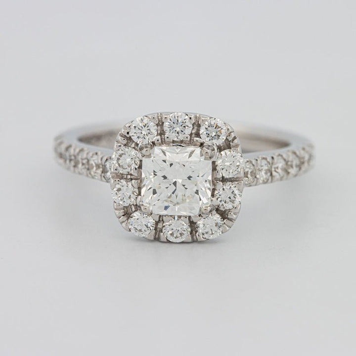 "Luna" Halo Solitaire - ZIZOV DIAMONDS