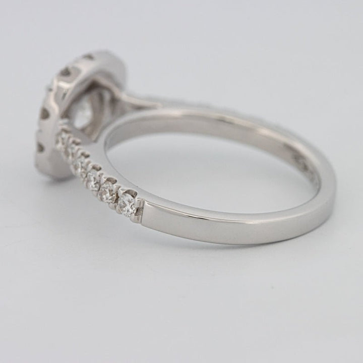 "Luna" Halo Solitaire - ZIZOV DIAMONDS