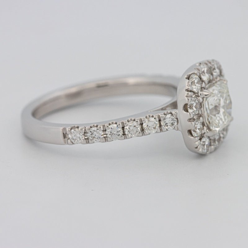 "Luna" Halo Solitaire - ZIZOV DIAMONDS