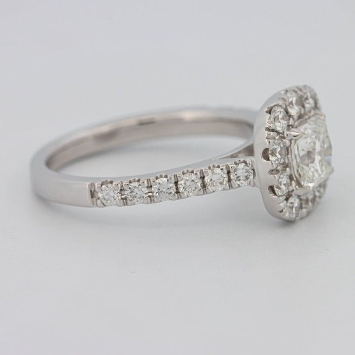 "Luna" Halo Solitaire - ZIZOV DIAMONDS