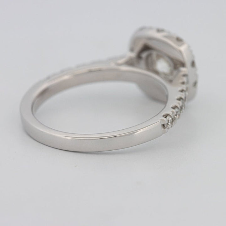 "Luna" Halo Solitaire - ZIZOV DIAMONDS