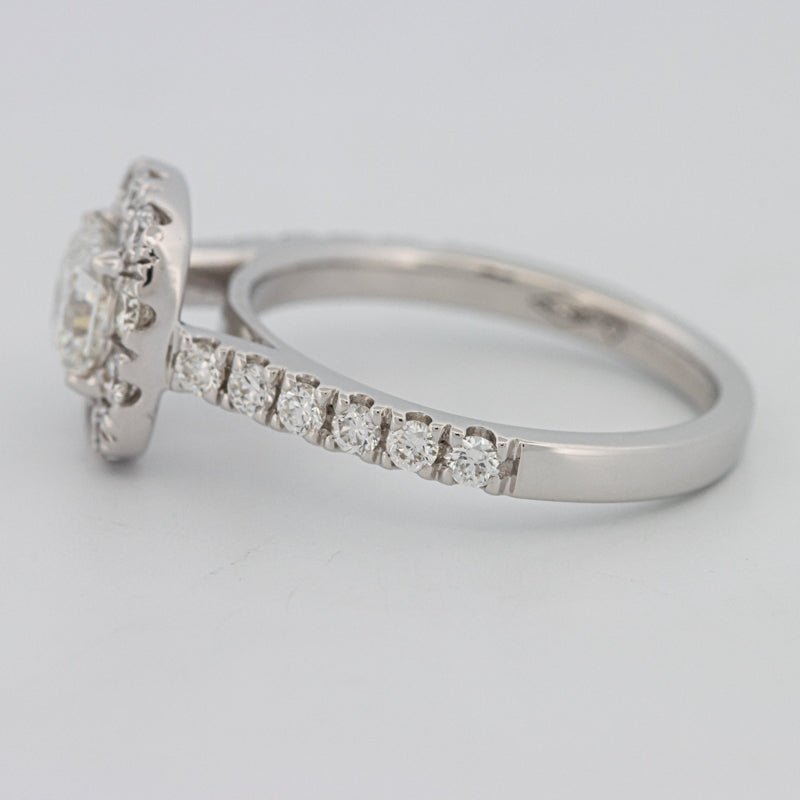 "Luna" Halo Solitaire - ZIZOV DIAMONDS