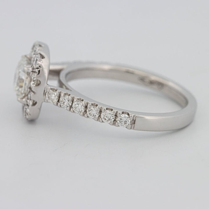 "Luna" Halo Solitaire - ZIZOV DIAMONDS