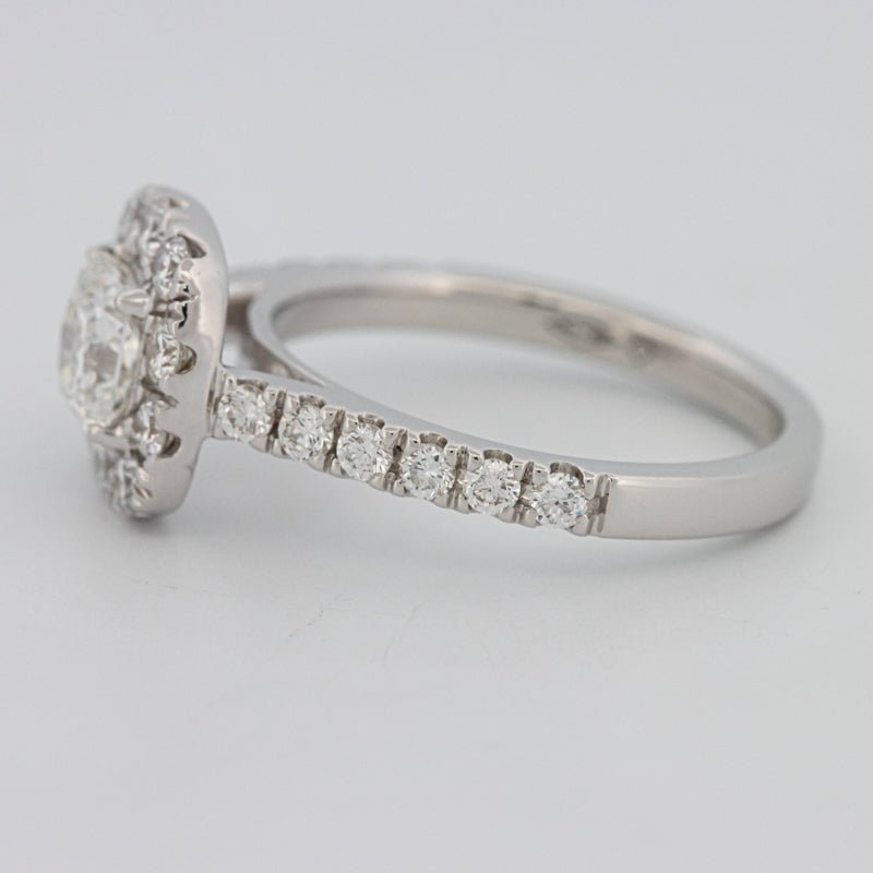 "Luna" Halo Solitaire - ZIZOV DIAMONDS